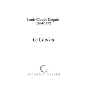 Le Coucou — Louis Claude Daquin